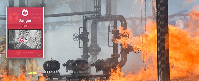 Mass alerts fire warning picture