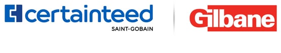 Certainteed and Gilbane logos