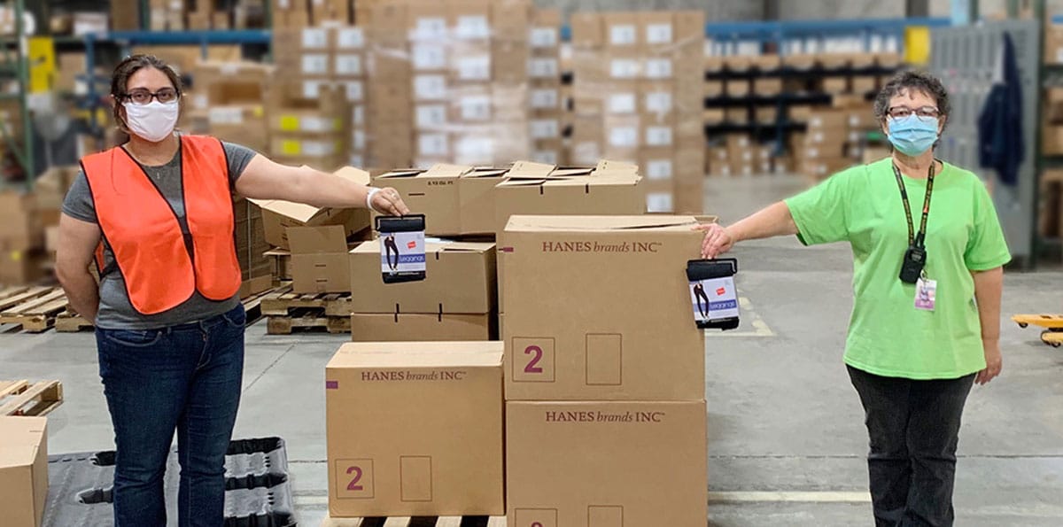 Hanes frontline workers
