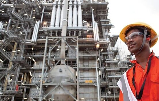 Shell frontline worker