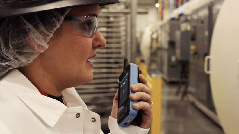 Chemical plant worker