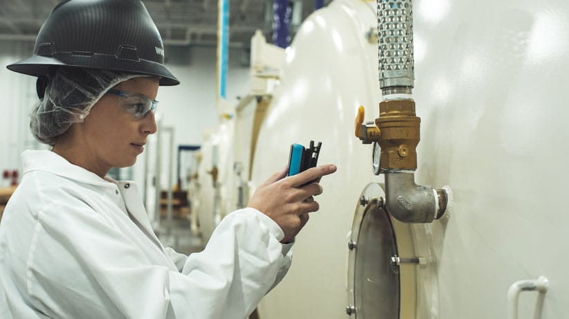 Chemical plant worker