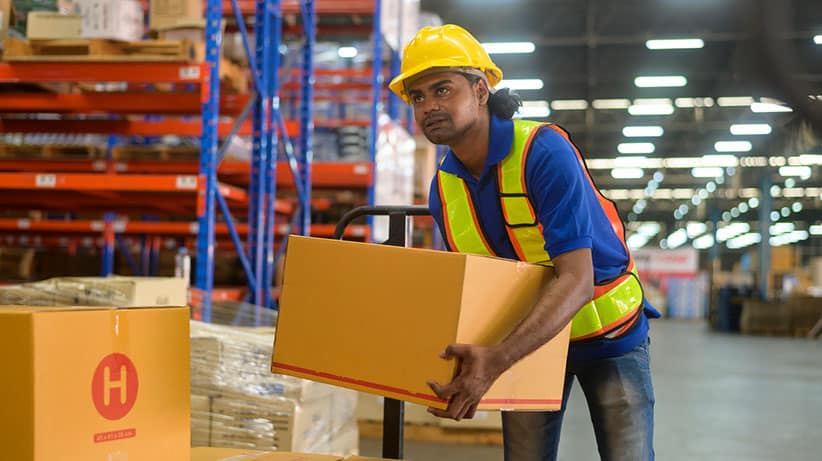 Warehouse frontline worker
