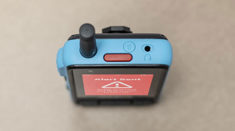 Walt smart radio with a safety man down button