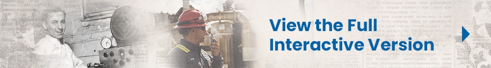 Walkie-talkie history timeline banner