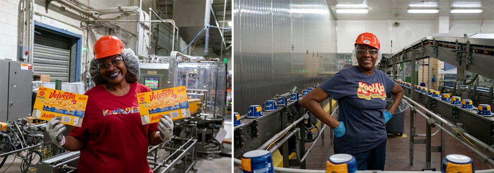 Frontline workers at Kraft Heinz