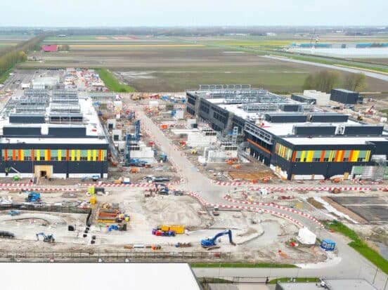 Large data center under construction