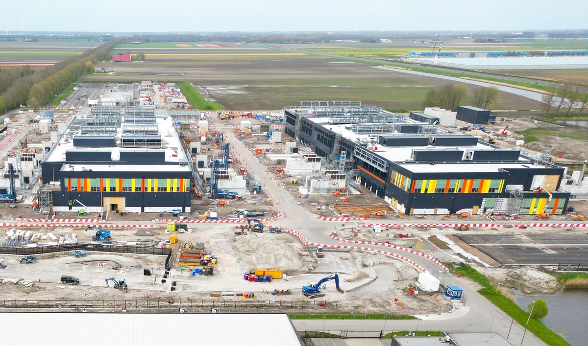 Large data center under construction