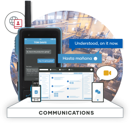 walt smart radio showing communication within a facility